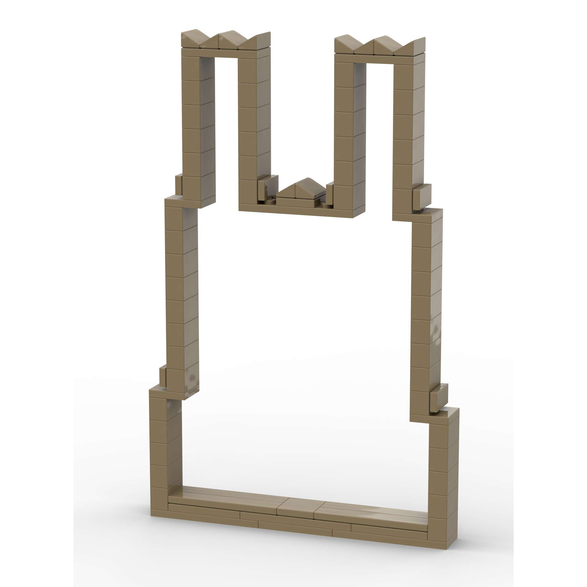 Cathédra-ligne dark tan carré