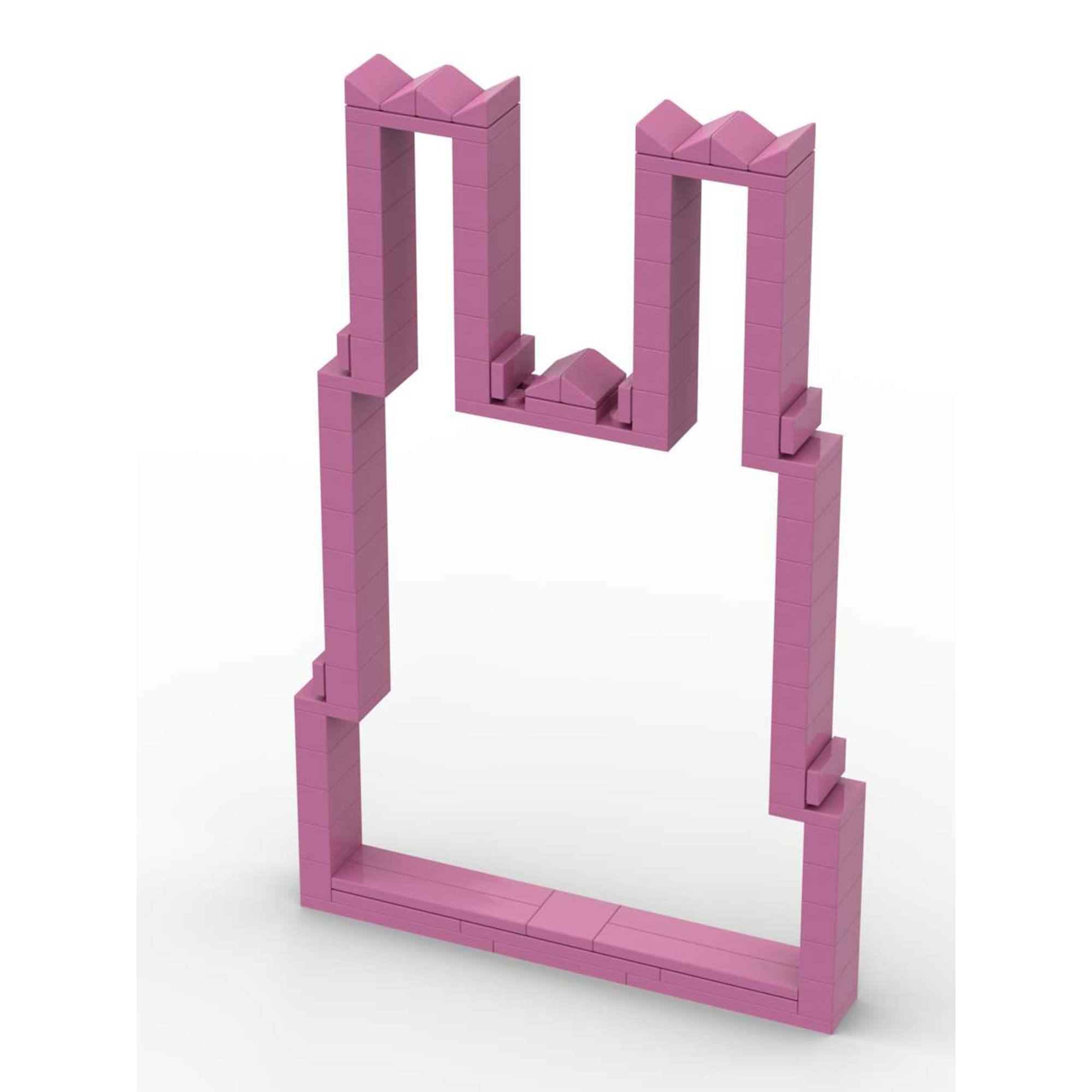 Cathédra-ligne rose carré